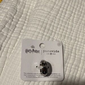 Pura Vida Harry Potter Silver Ring Size 8